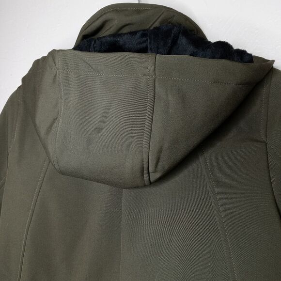 Nine West Green Anorak Hooded Parka Jacket - Picture 7 of 9